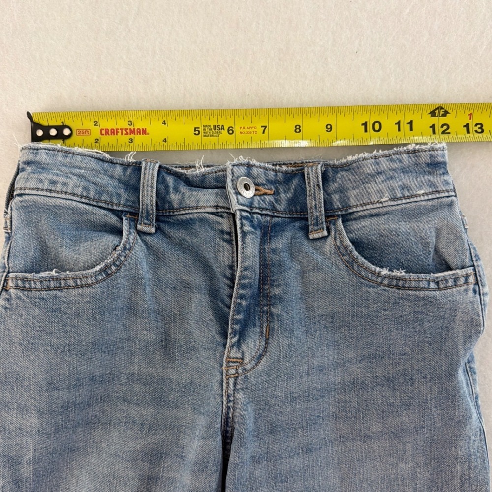Abercrombie Kids Girls High Rise Wide Leg Jeans Medium Wash Size 13/14 Long - Picture 4 of 9